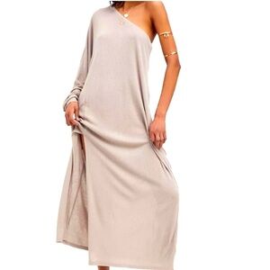 Free people Kara one‎ shoulder maxi dress